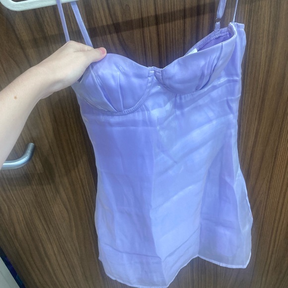 Princess Polly Lavender XS Mini Dress - Picture 3 of 4